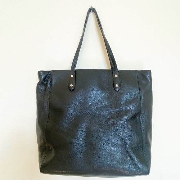 COACH F12184 Black Pebbled Leather TOWN Tote Shoulder Bag Purse Gold Hardware - Picture 2 of 16